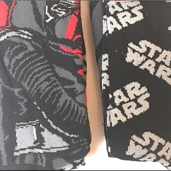 Disney Star Wars Socks 2 Pack Set Shoe Size 6-12 - Picture 2 of 6